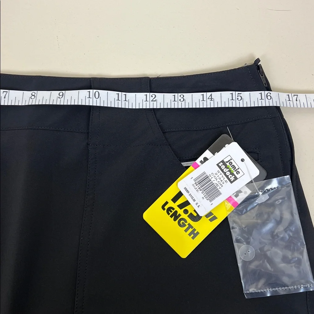 NWT Jamie Sadock Women’s Airwear Black Skort 17.5” Size 6